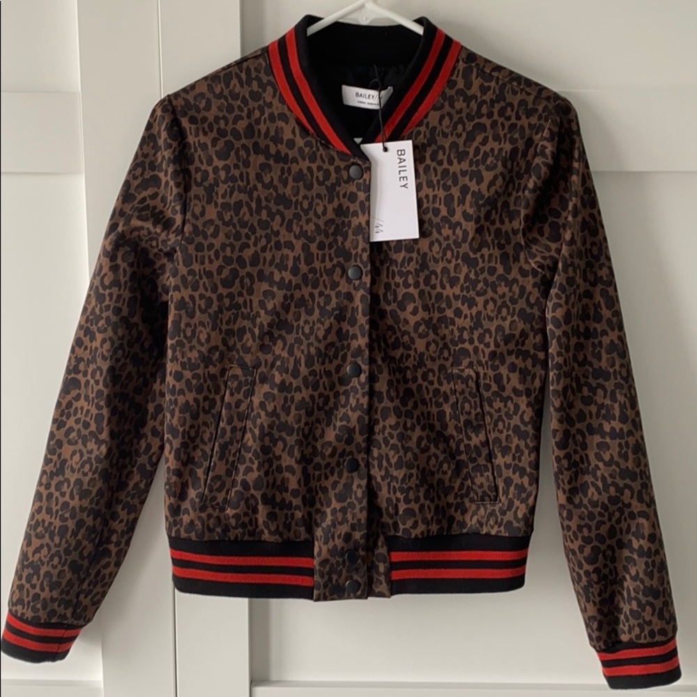 Bailey 44 leopard jungle jacket XS